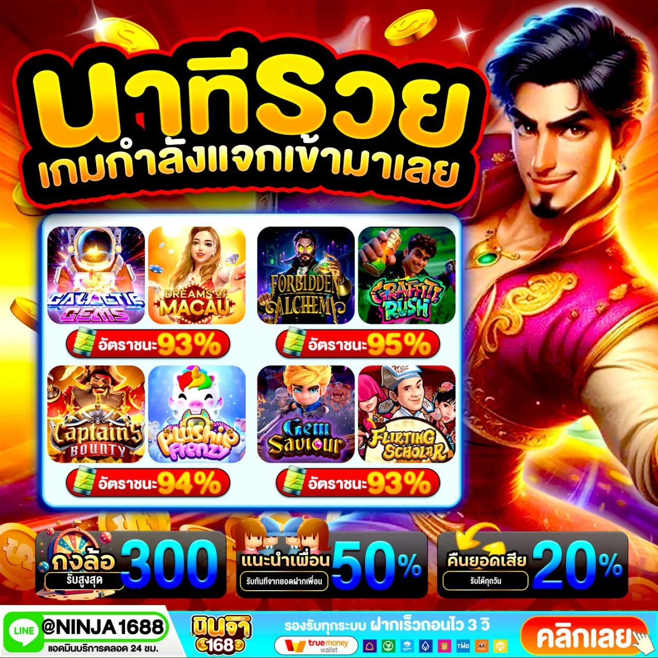 20 รับ 100 ทํา 300 ถอน 150